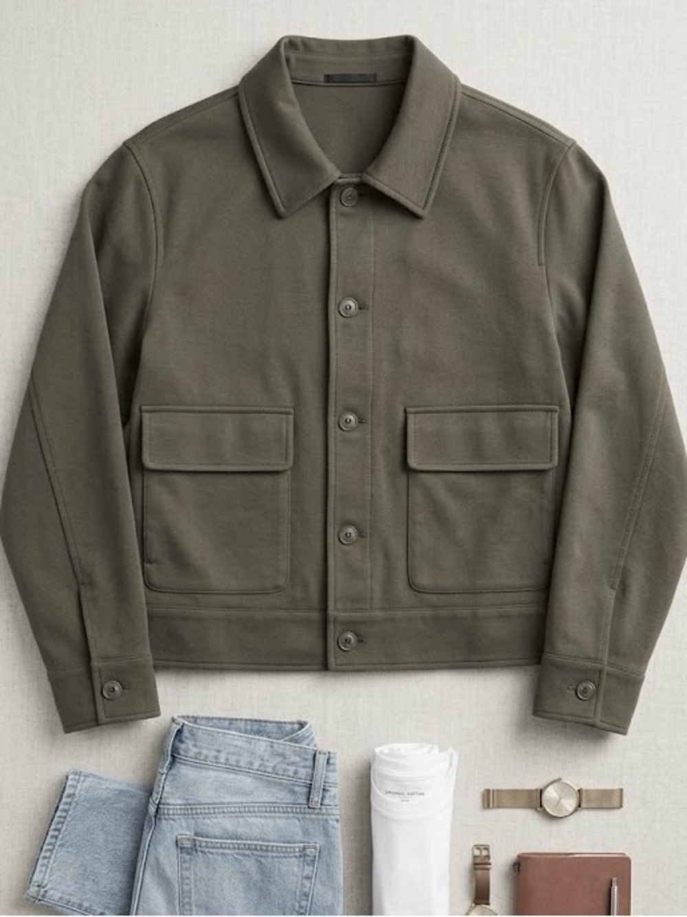 Uniqlo Jersey Relaxed Jacket